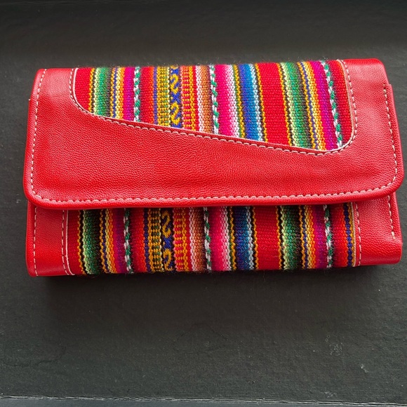NWT Red Boho wallet - Picture 1 of 9